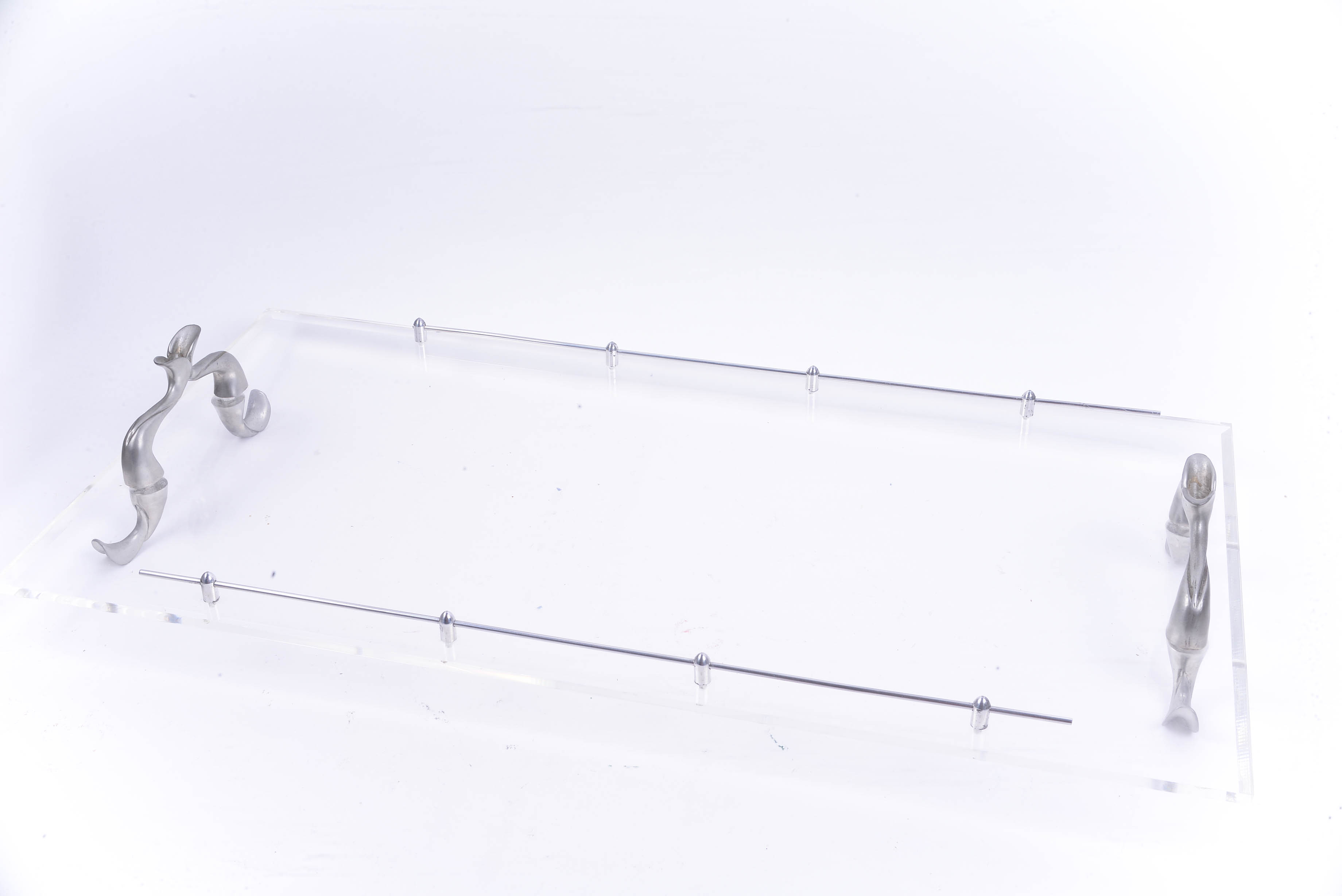 Castor Cooper "Modernist" Pewter Tea Set and Tray