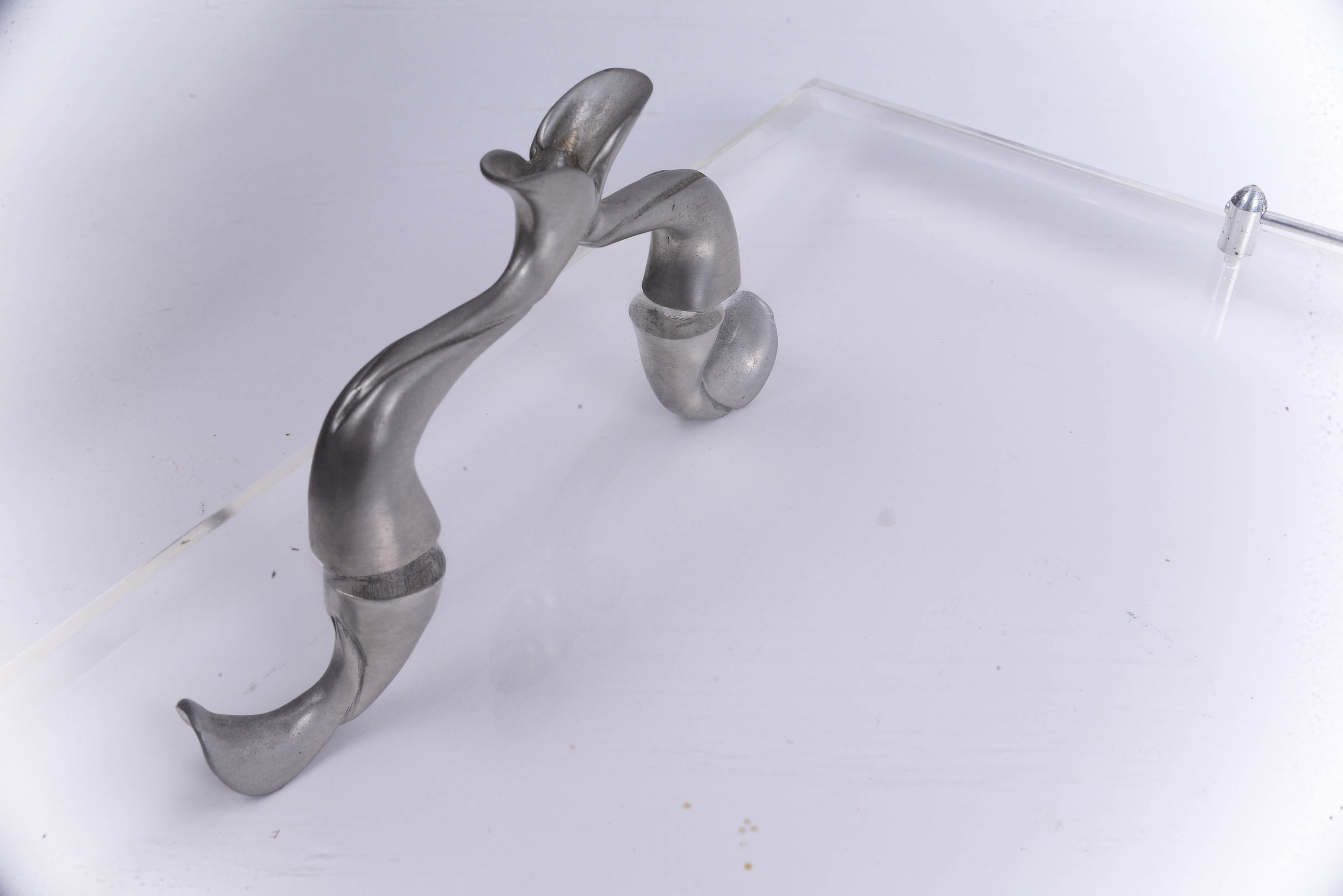 Castor Cooper "Modernist" Pewter Tea Set and Tray