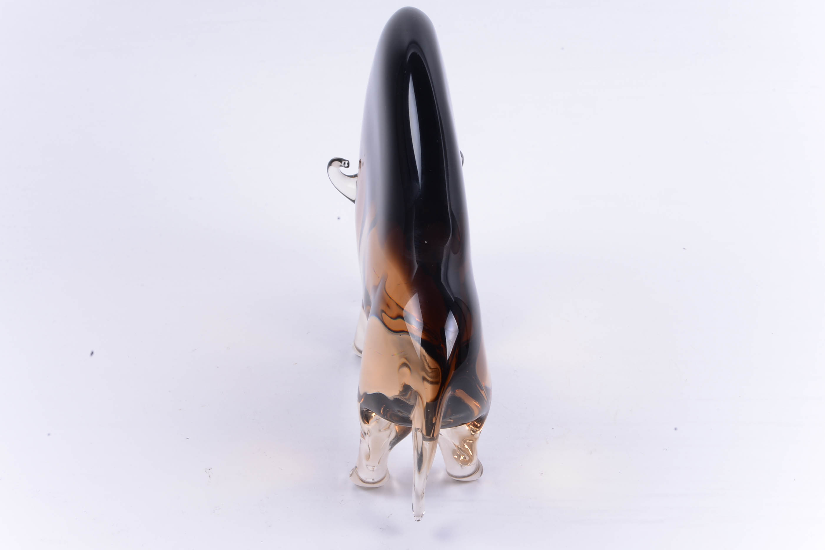 Art Glass Bison Figurine