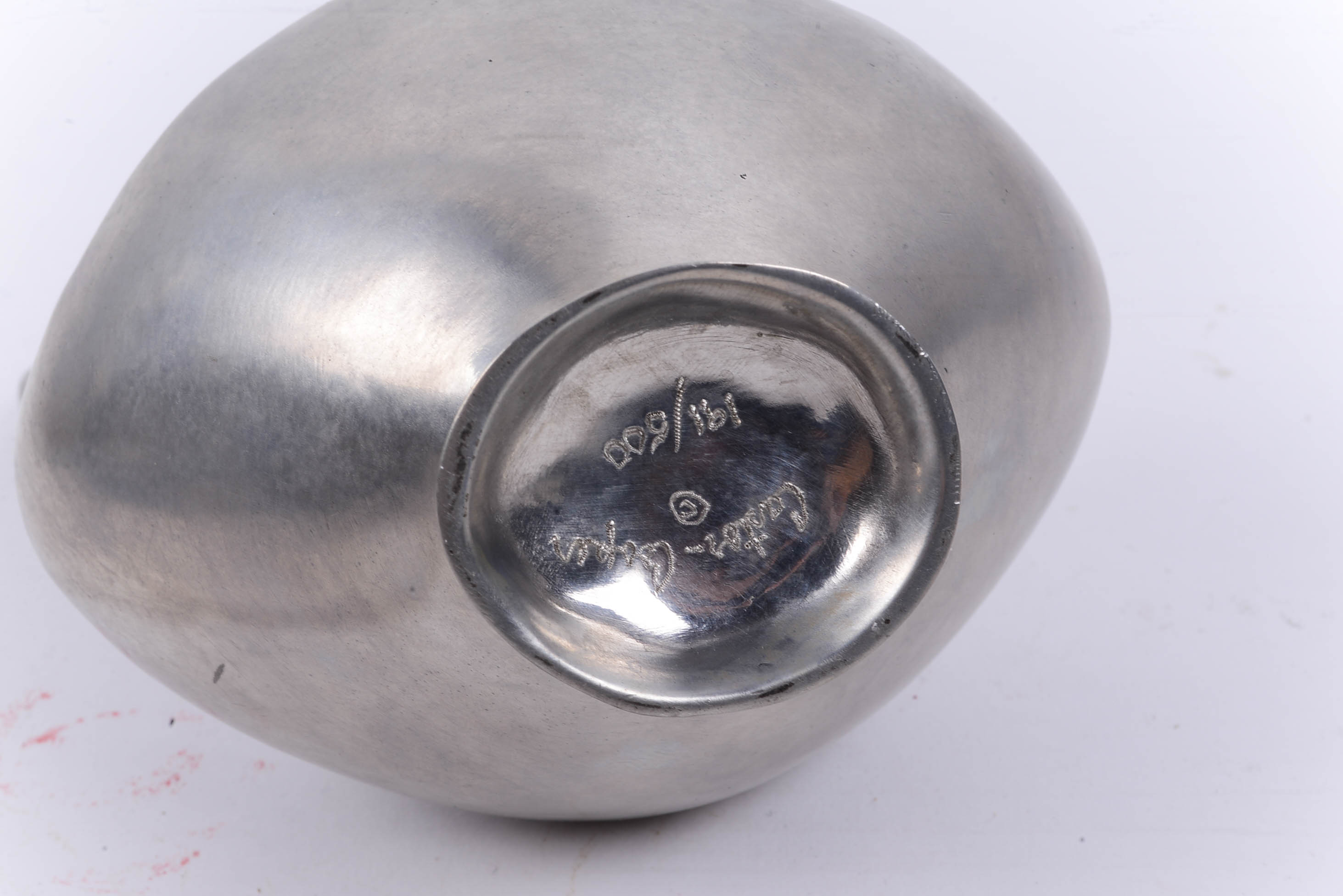 Castor Cooper "Modernist" Pewter Tea Set and Tray