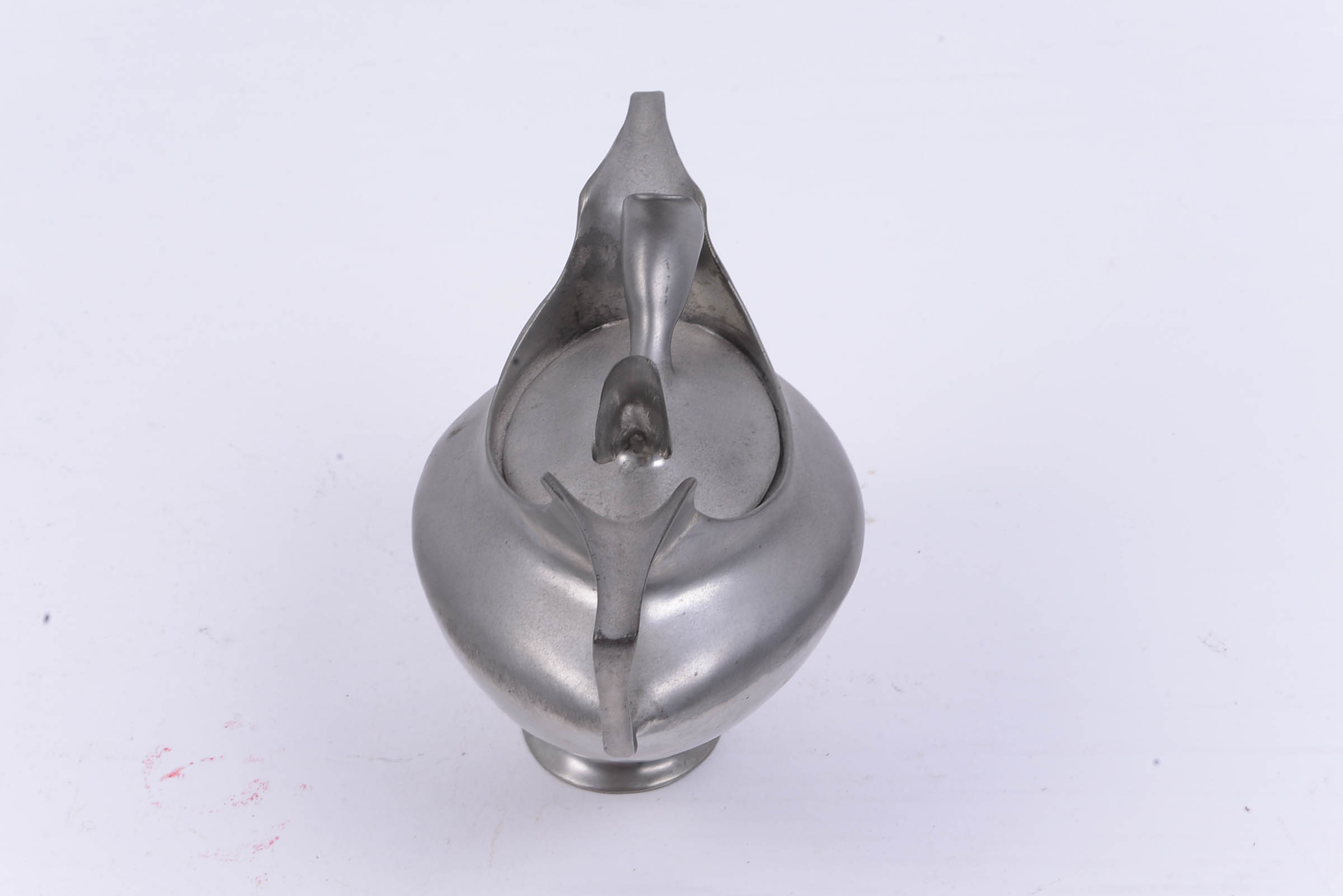 Castor Cooper "Modernist" Pewter Tea Set and Tray