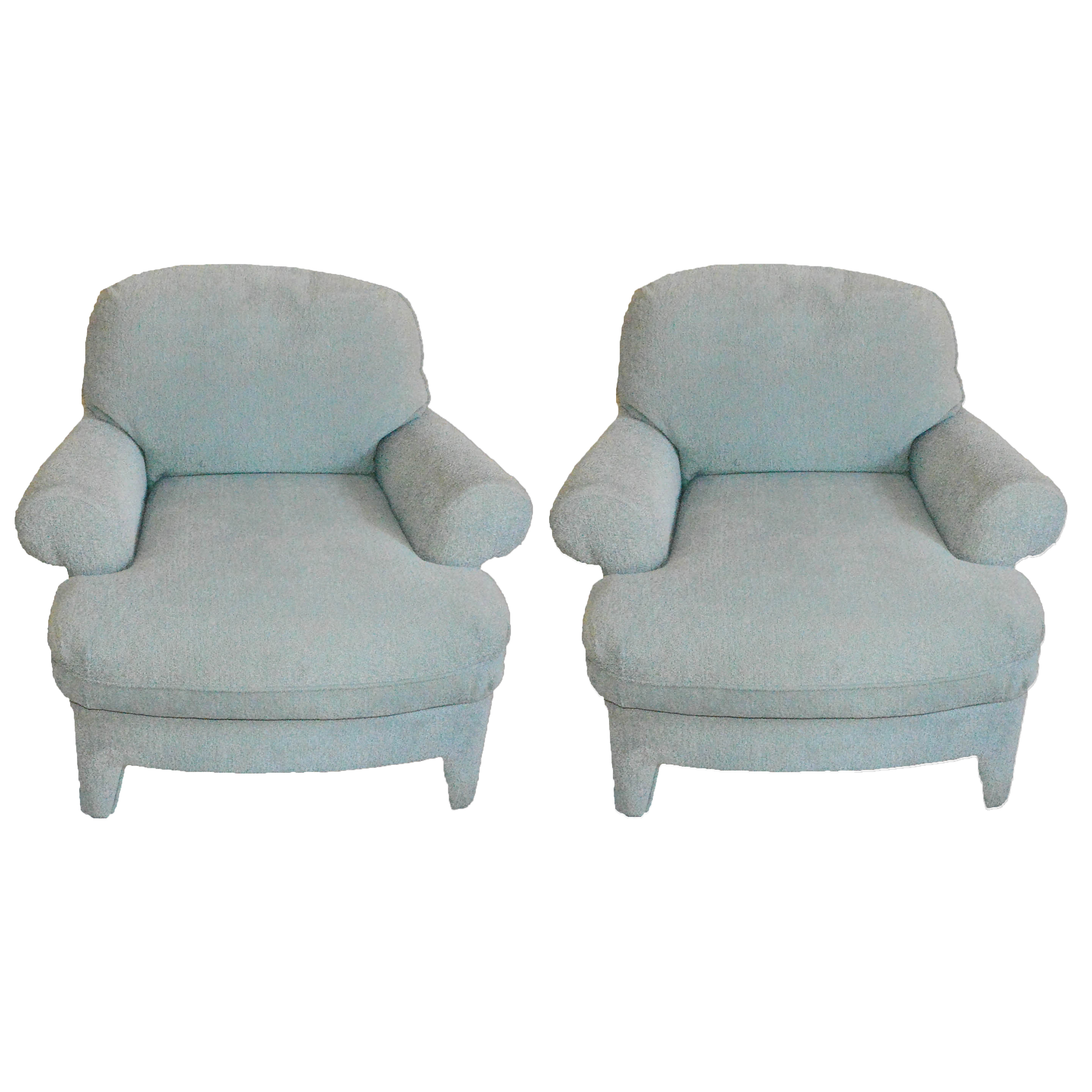 Pair of Bernhardt Furniture Co. Upholstered Chairs