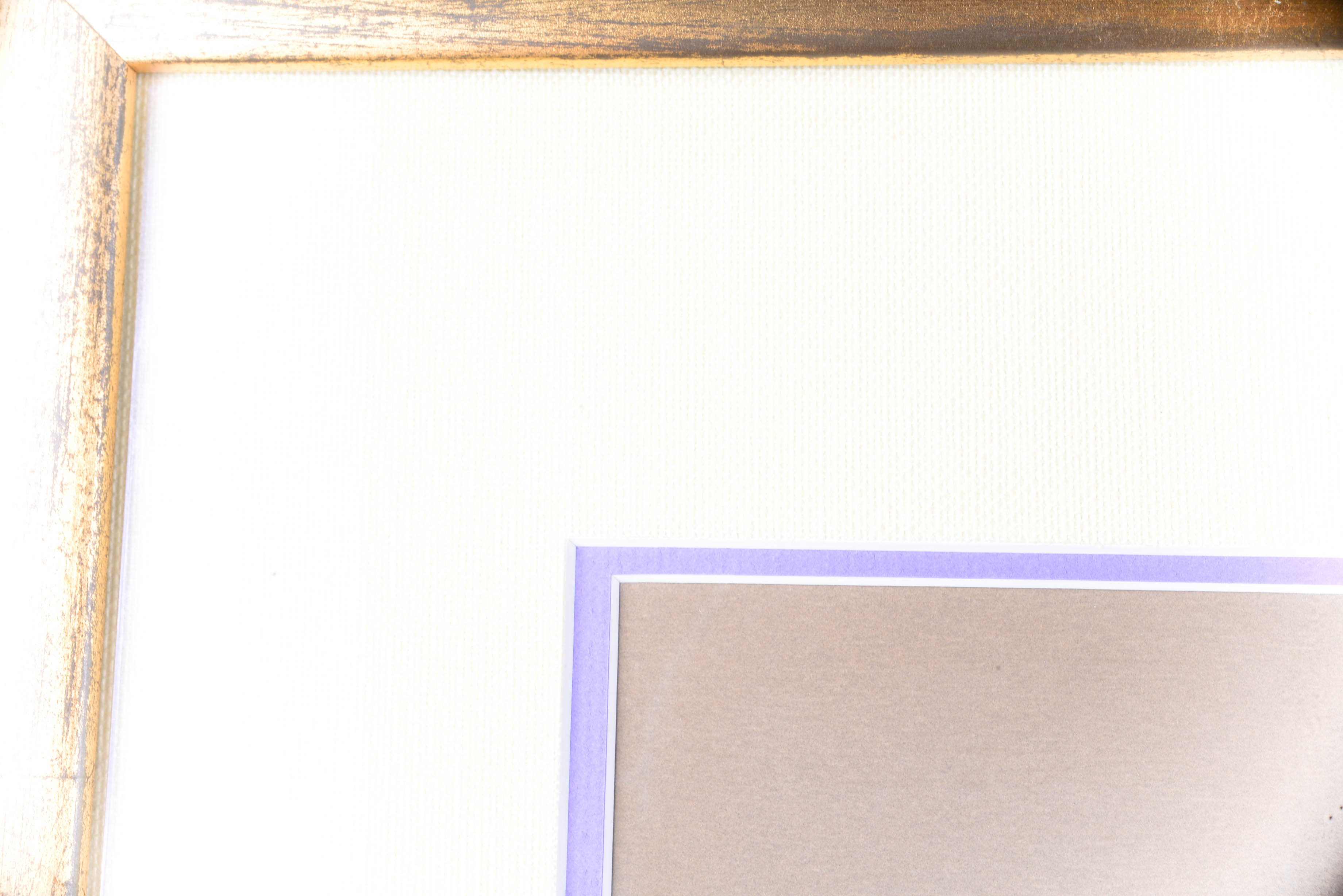 Signed Ted Robertson Oil Pastel Drawing "Demo"