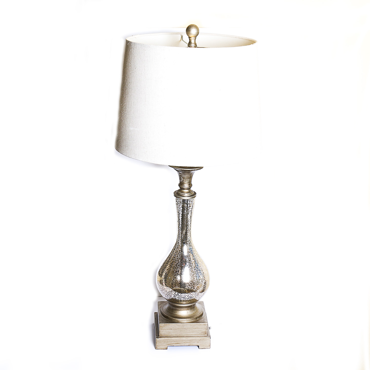 Cracked Glass Table Lamp