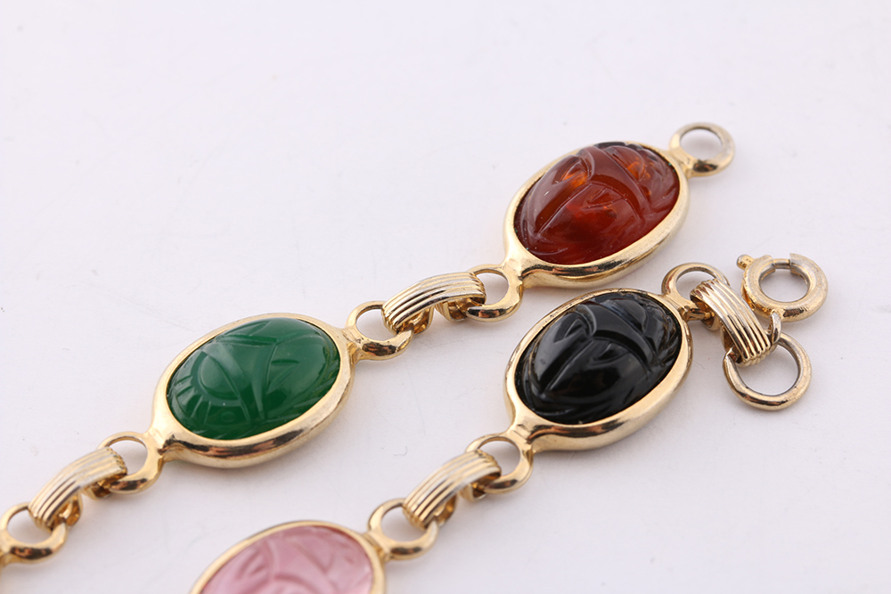 Carved Stone Bracelet