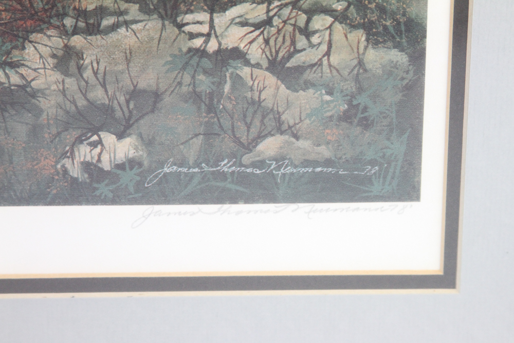 James Thomas Neumann Signed Lithograph "Stonewall Jackson"