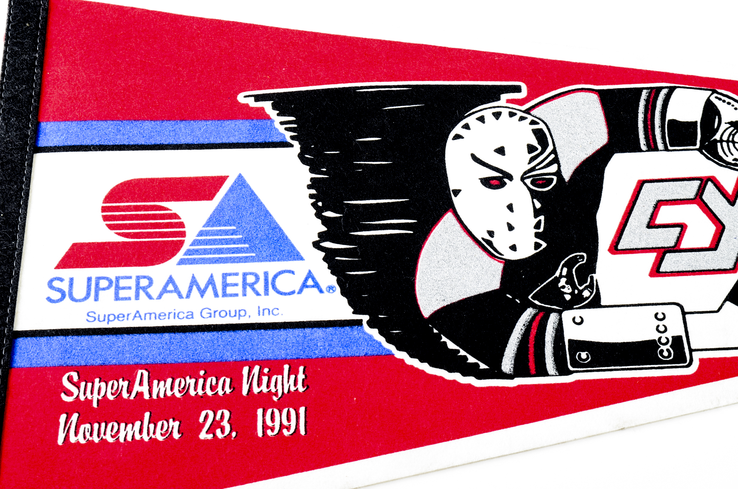 Cyclones Signed Logo Sign with Pennant