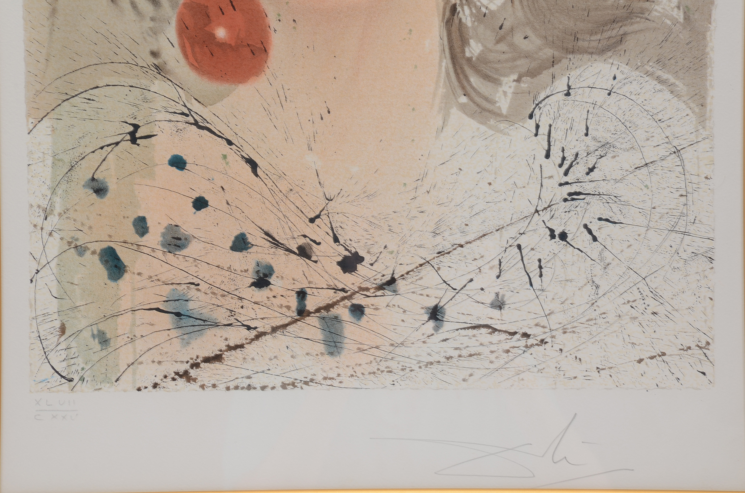 Salvador Dalí Signed Lithograph "Carmen: Portrait of Carmen"