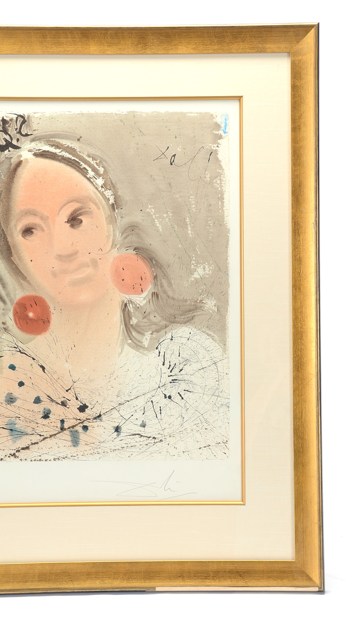 Salvador Dalí Signed Lithograph "Carmen: Portrait of Carmen"