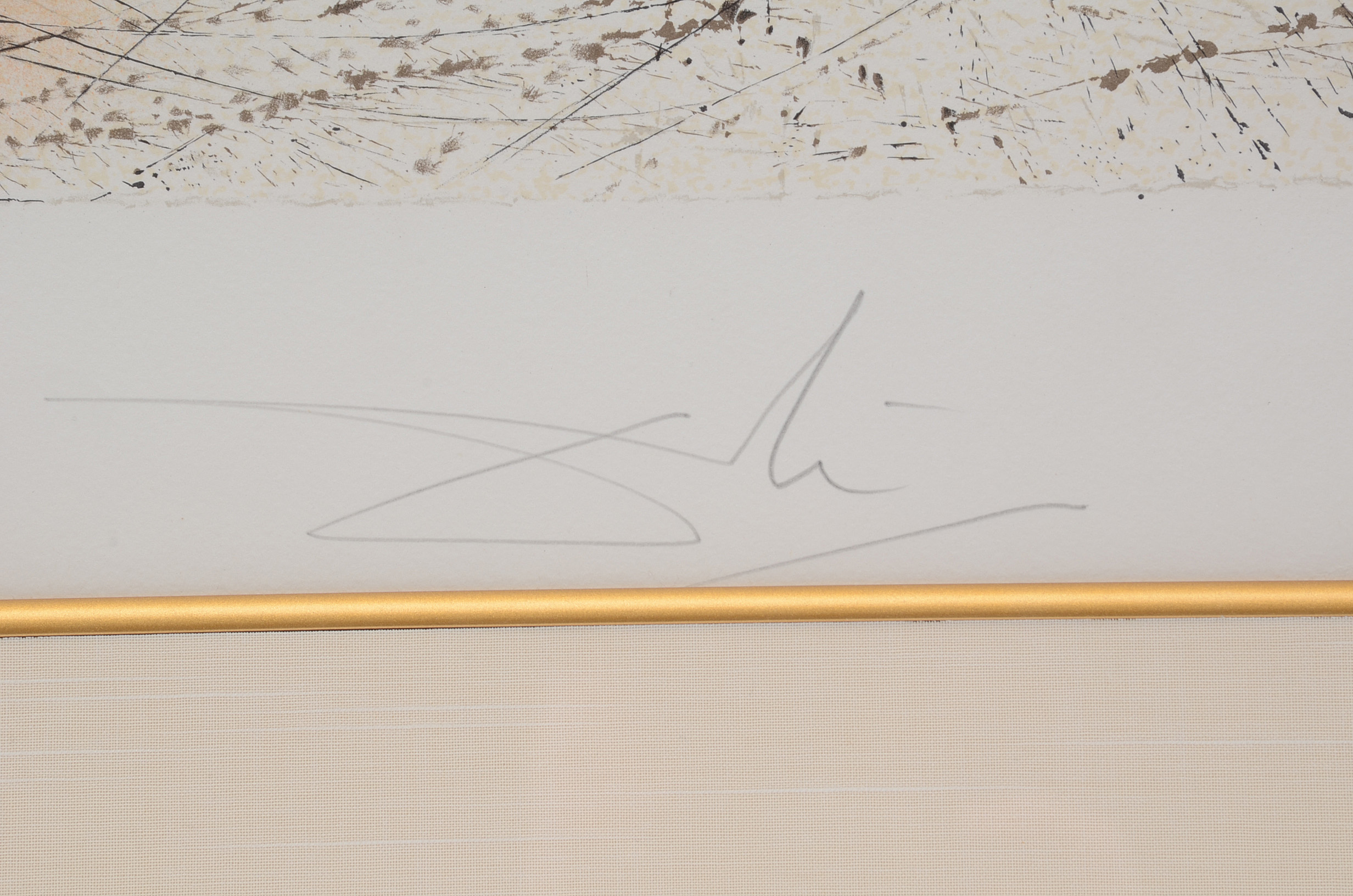 Salvador Dalí Signed Lithograph "Carmen: Portrait of Carmen"