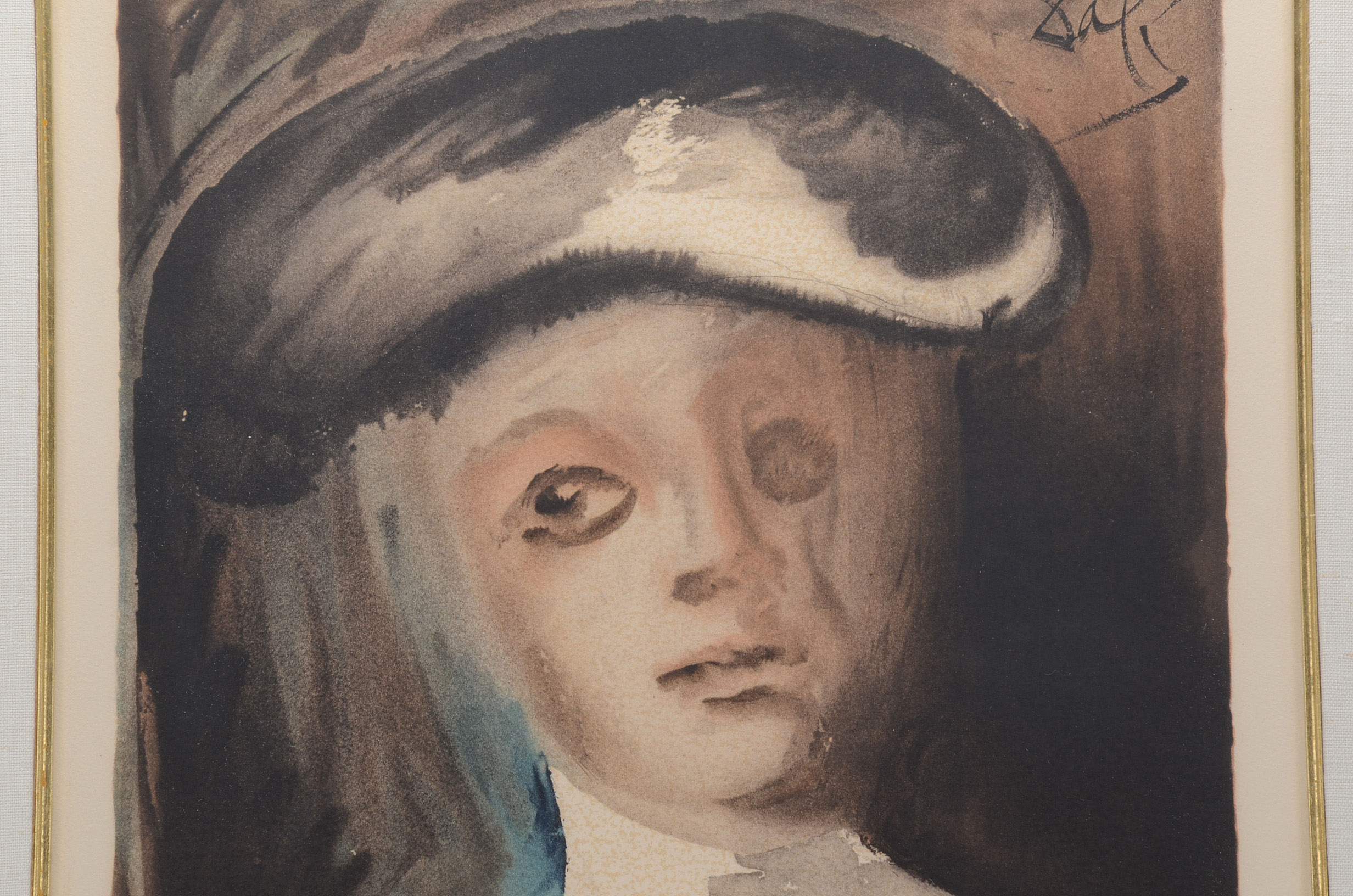 Salvador Dalí Signed Lithograph "Carmen: Portrait of the Bullfighter Hero, Escamillo"