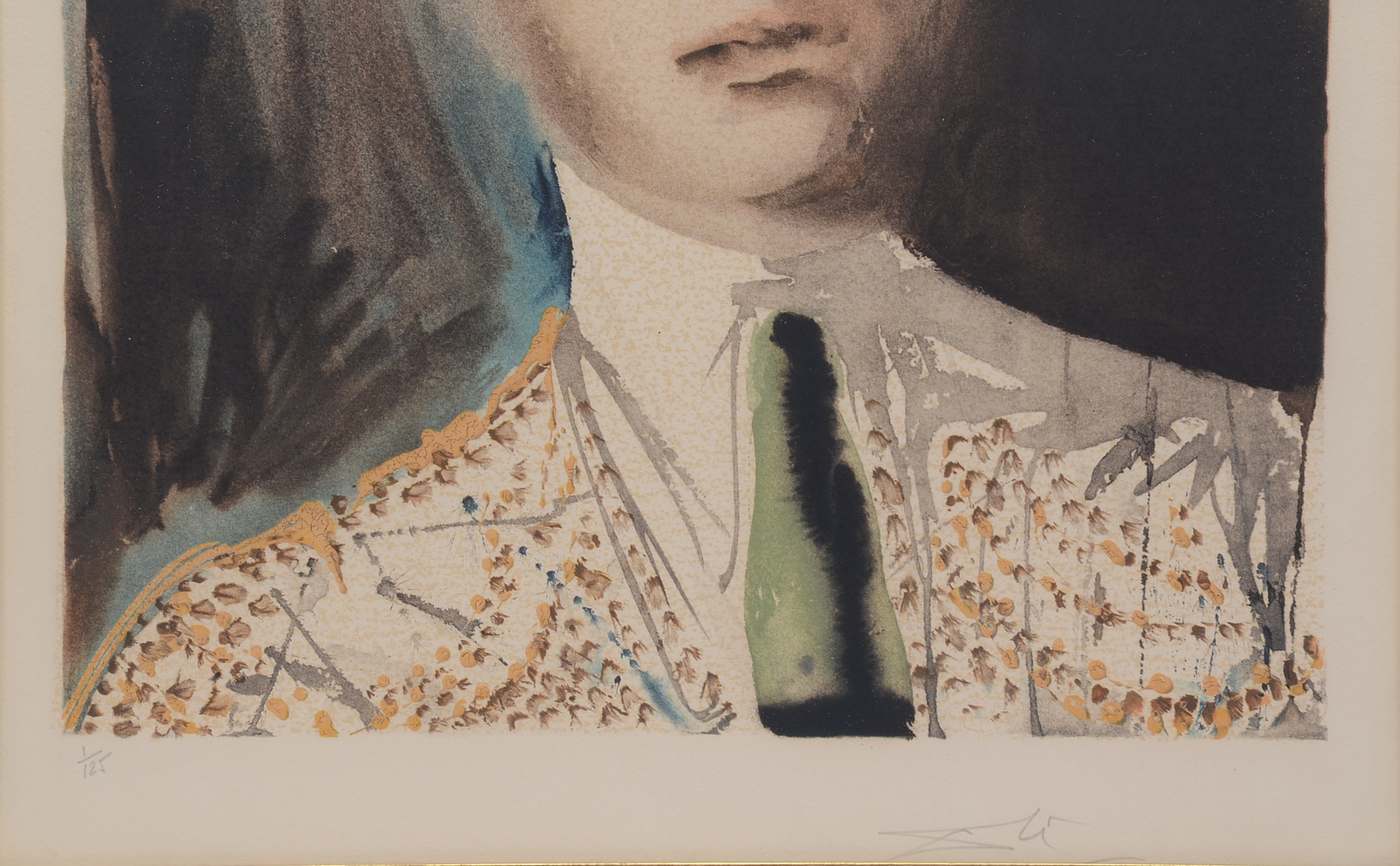 Salvador Dalí Signed Lithograph "Carmen: Portrait of the Bullfighter Hero, Escamillo"