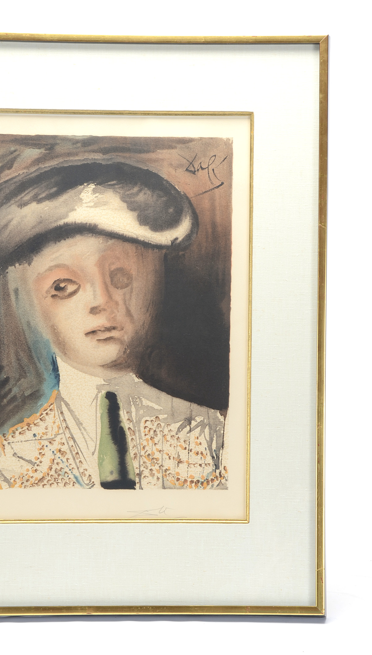 Salvador Dalí Signed Lithograph "Carmen: Portrait of the Bullfighter Hero, Escamillo"