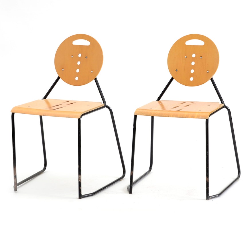 Pair of Italian "Charlie" Chairs by Carlo Bimbi and Milo Gioacchine