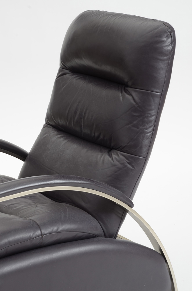 Ethan Allen Modern Style Leather Recliner