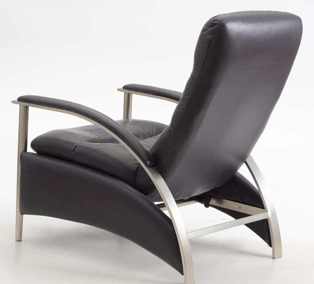 Ethan Allen Modern Style Leather Recliner