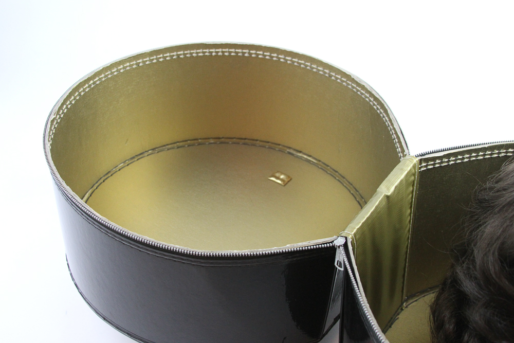 Vintage Wig, Form and Carrying Case