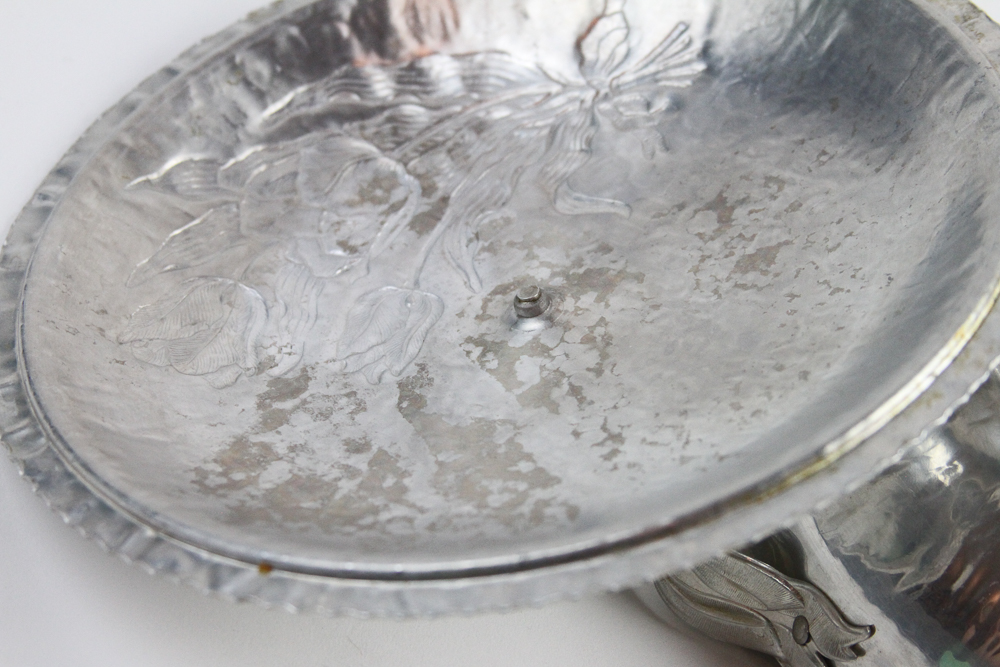 Assortment of Metal Serving Pieces incl. Hammered Aluminum