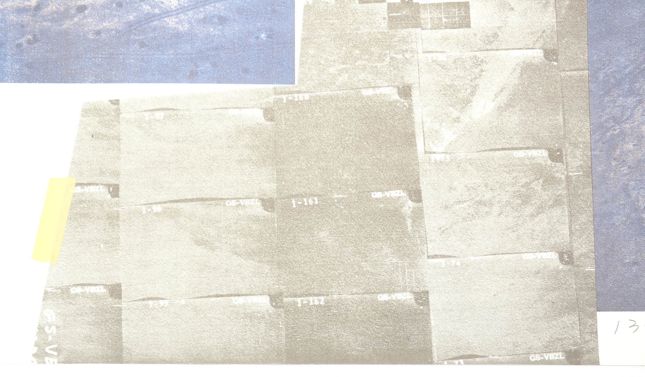 Dennis Oppenheim Signed Limited Edition Lithograph "Blue Vectors - an Invasion"