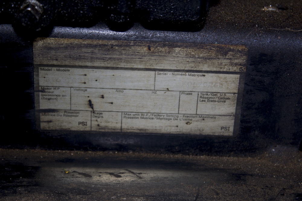 Sanborn "Black Max" Air Compressor