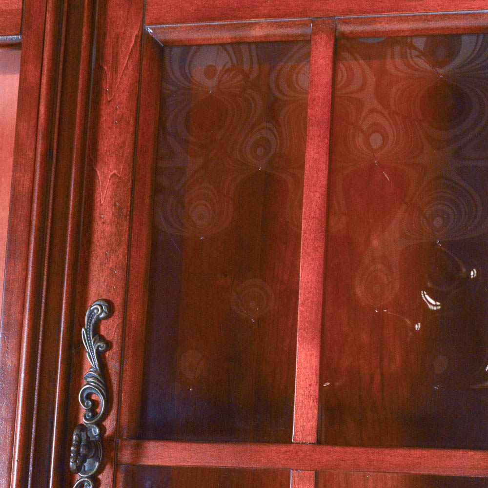 Aspenhome "Napa" Credenza with Hutch in Cherry Finish