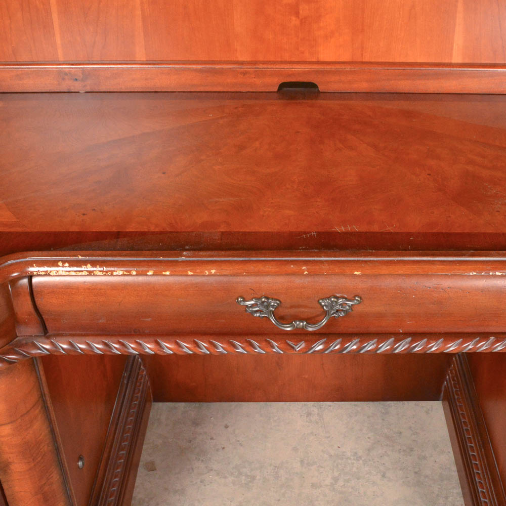 Aspenhome "Napa" Credenza with Hutch in Cherry Finish