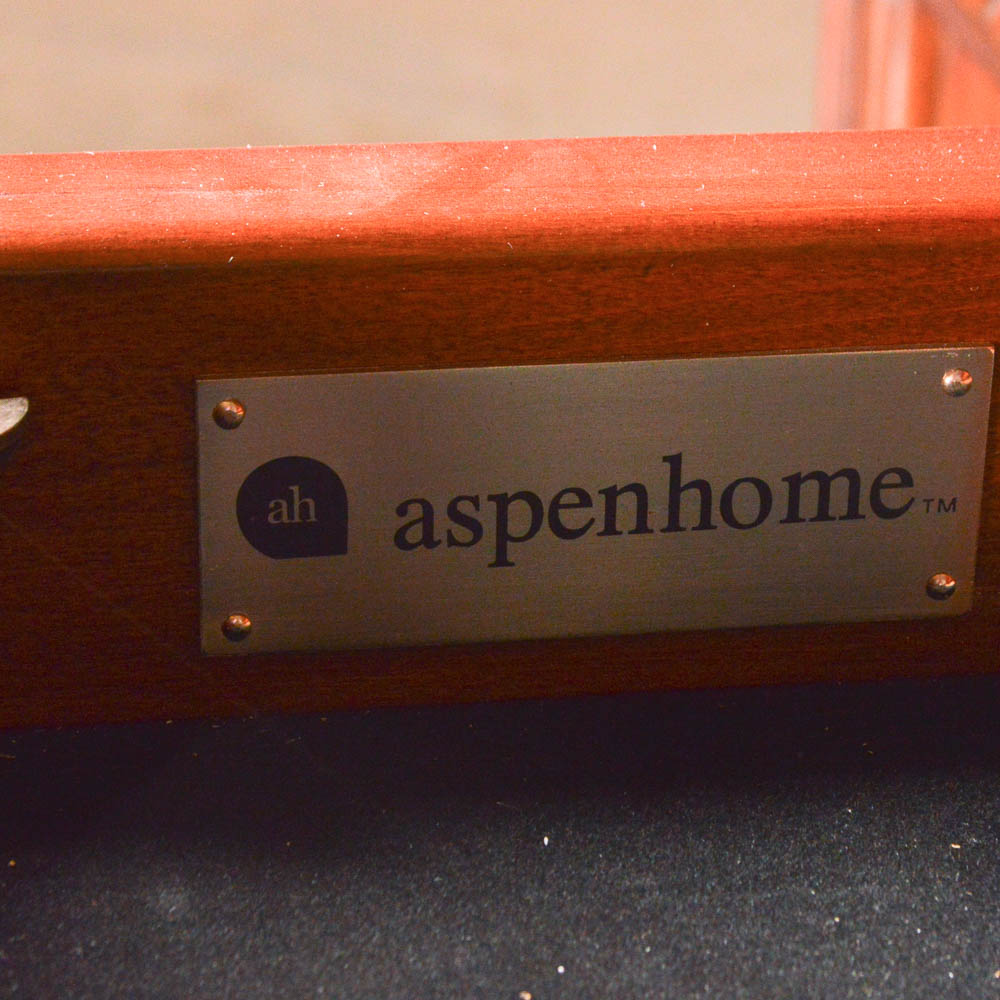 Aspenhome "Napa" Credenza with Hutch in Cherry Finish