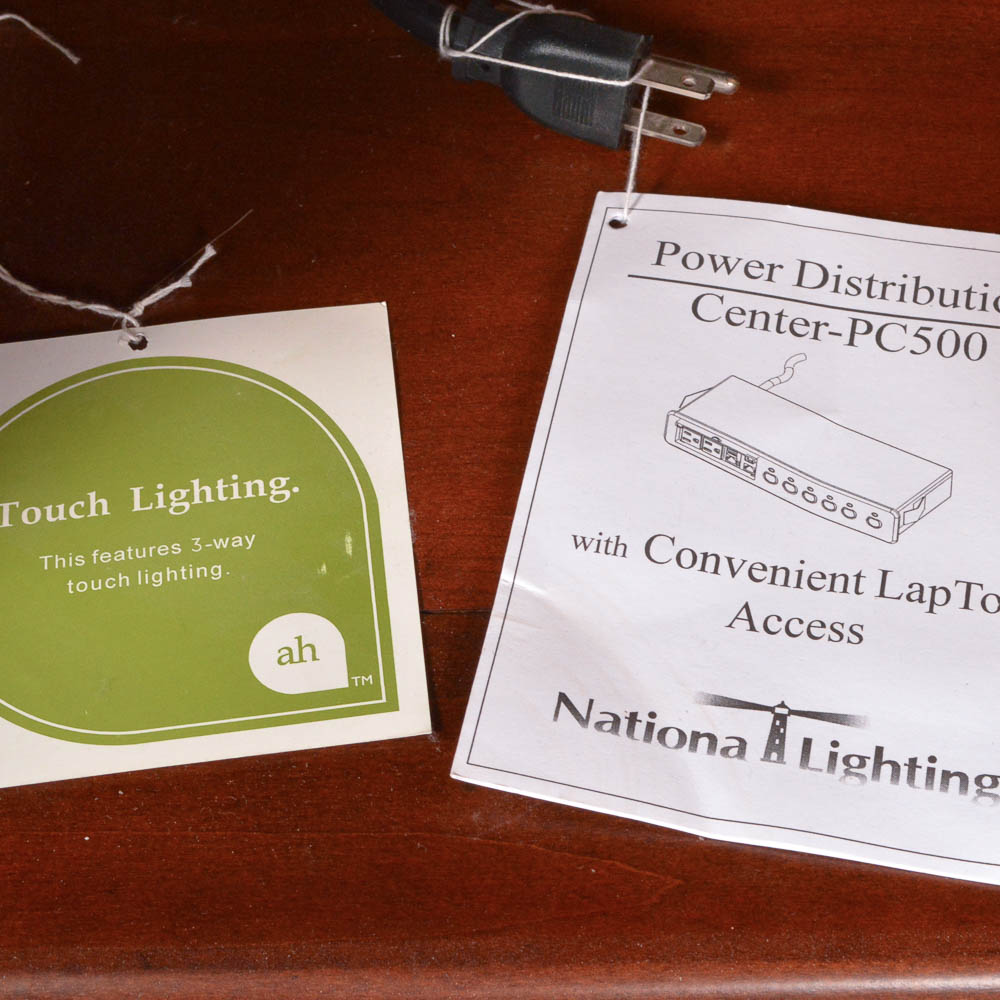 Aspenhome "Napa" Credenza with Hutch in Cherry Finish