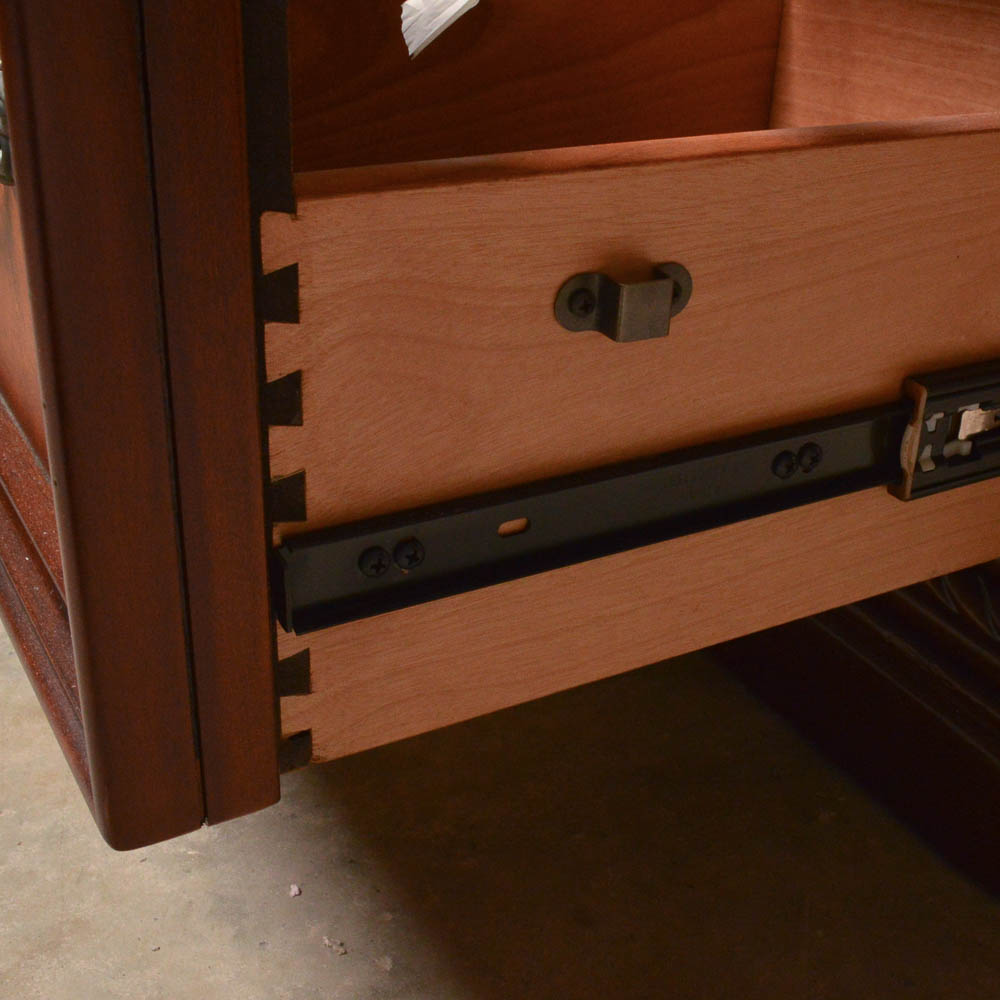 Aspenhome "Napa" Credenza with Hutch in Cherry Finish