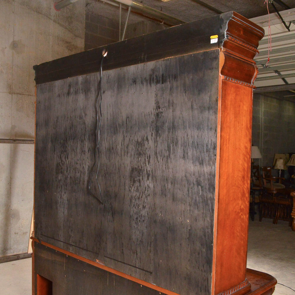 Aspenhome "Napa" Credenza with Hutch in Cherry Finish