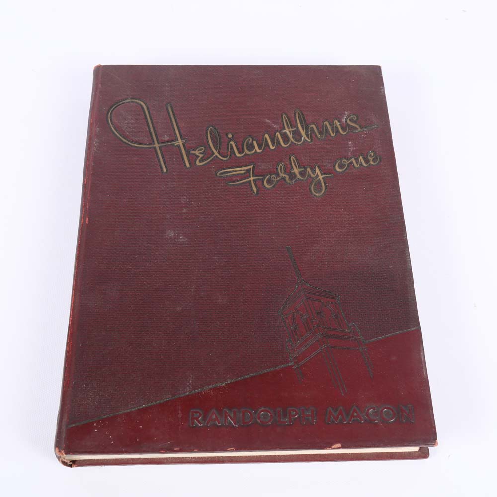 Vintage "Helianthus" Randolph-Macon Woman's College Yearbooks