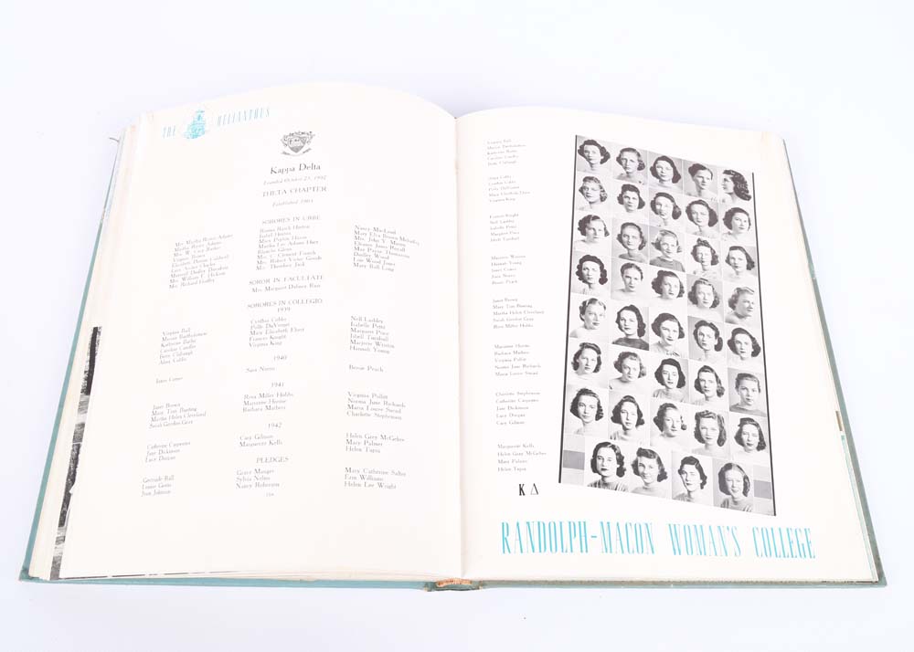 Vintage "Helianthus" Randolph-Macon Woman's College Yearbooks