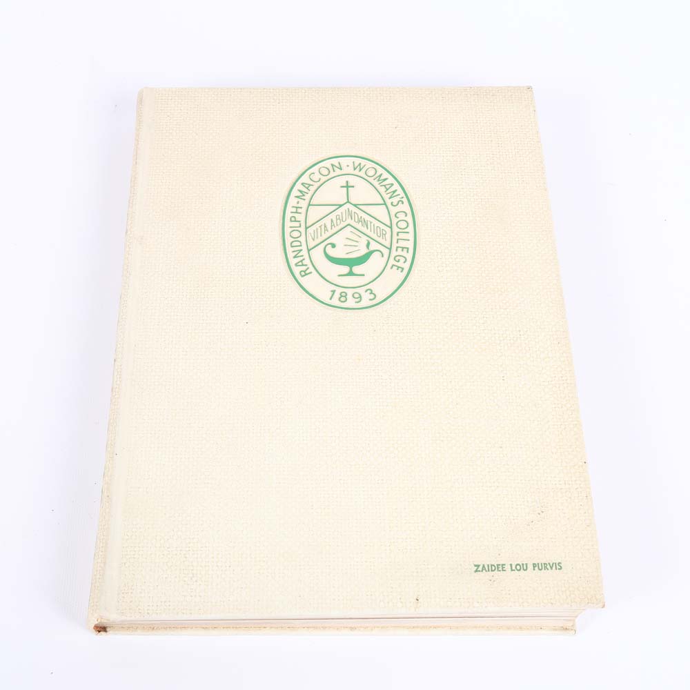 Vintage "Helianthus" Randolph-Macon Woman's College Yearbooks