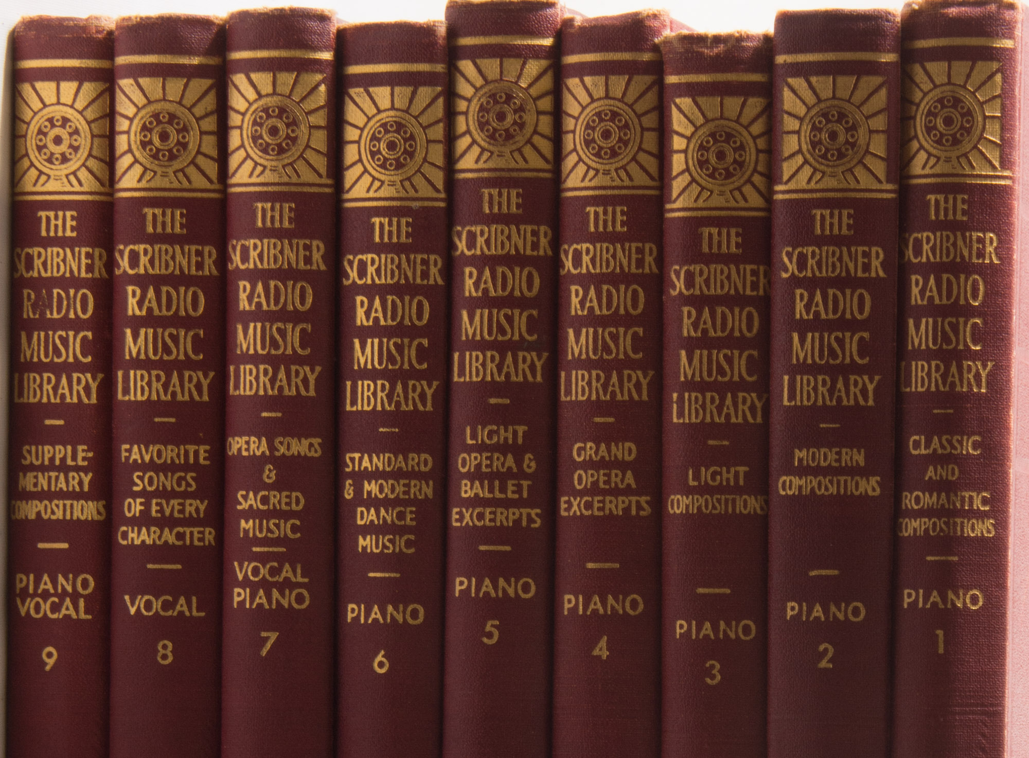 1946 Scribner Radio Music Library Complete Set