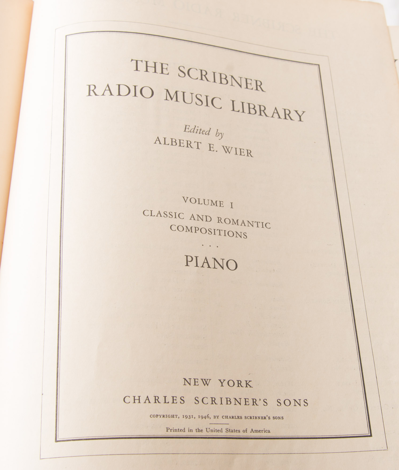 1946 Scribner Radio Music Library Complete Set