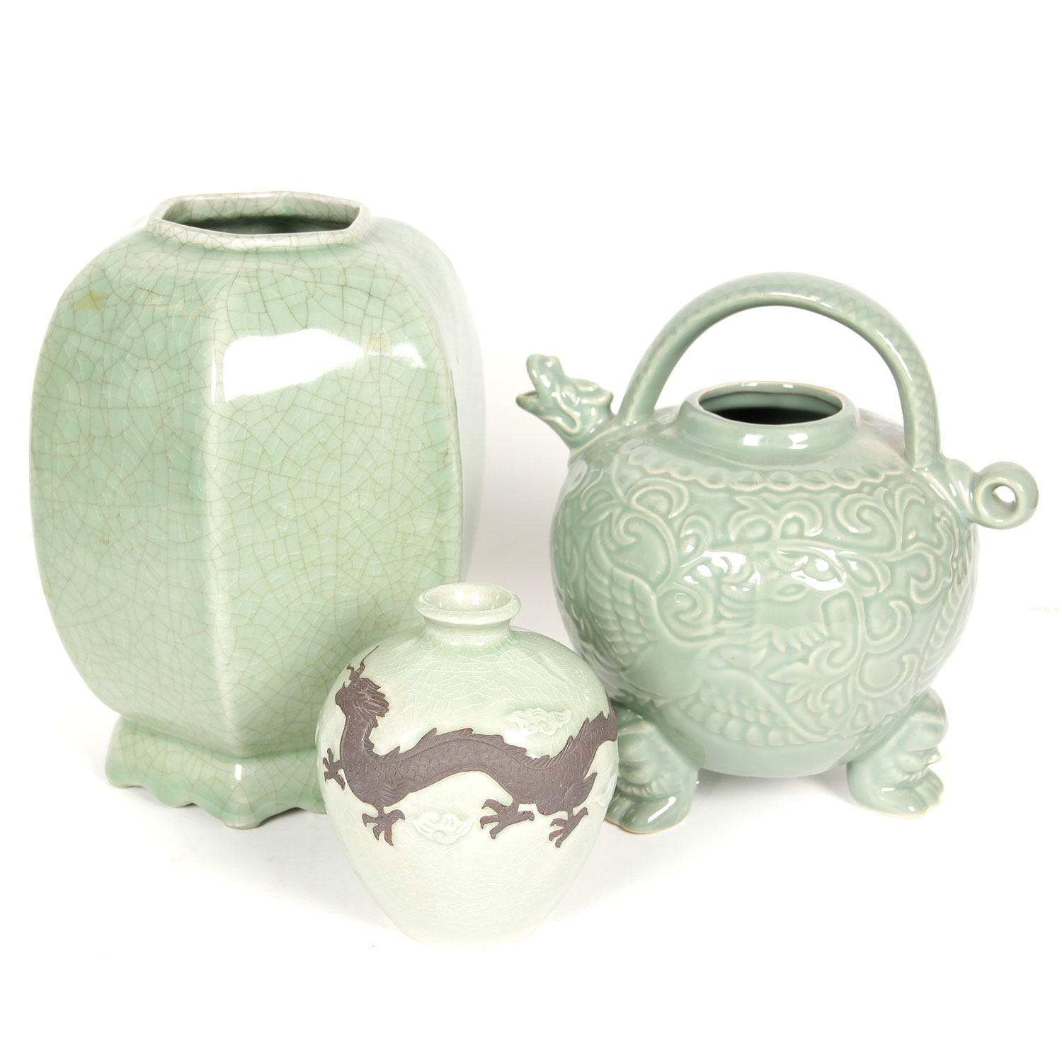Collection of Celadon Pottery