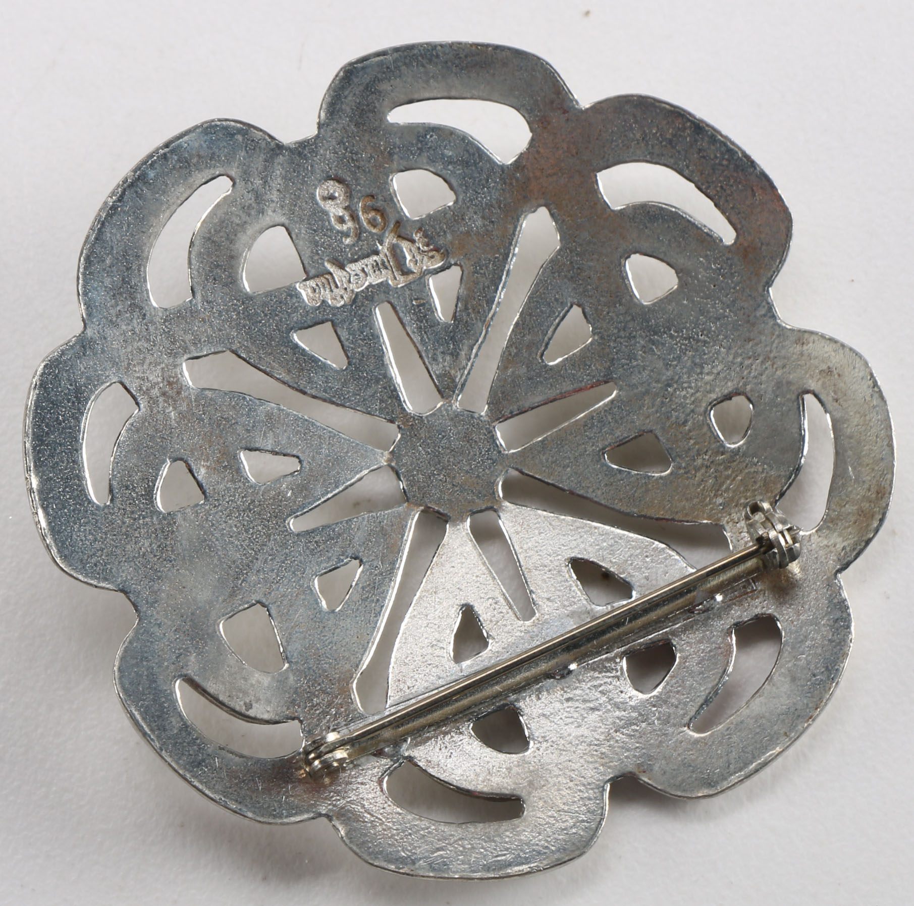 Assortment of Unique Silver Tone Costume Jewelry