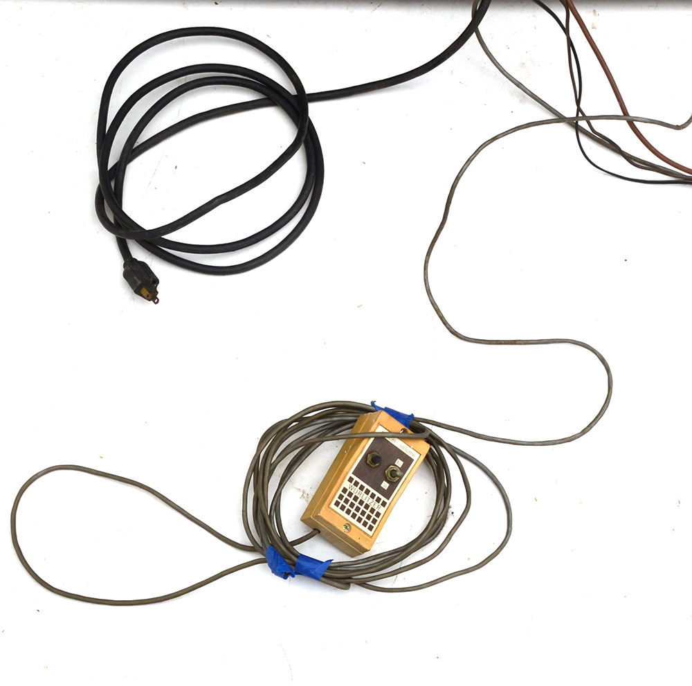 Wurlitzer "Americana" Vinyl Jukebox c. 1970s with Records and Accessories