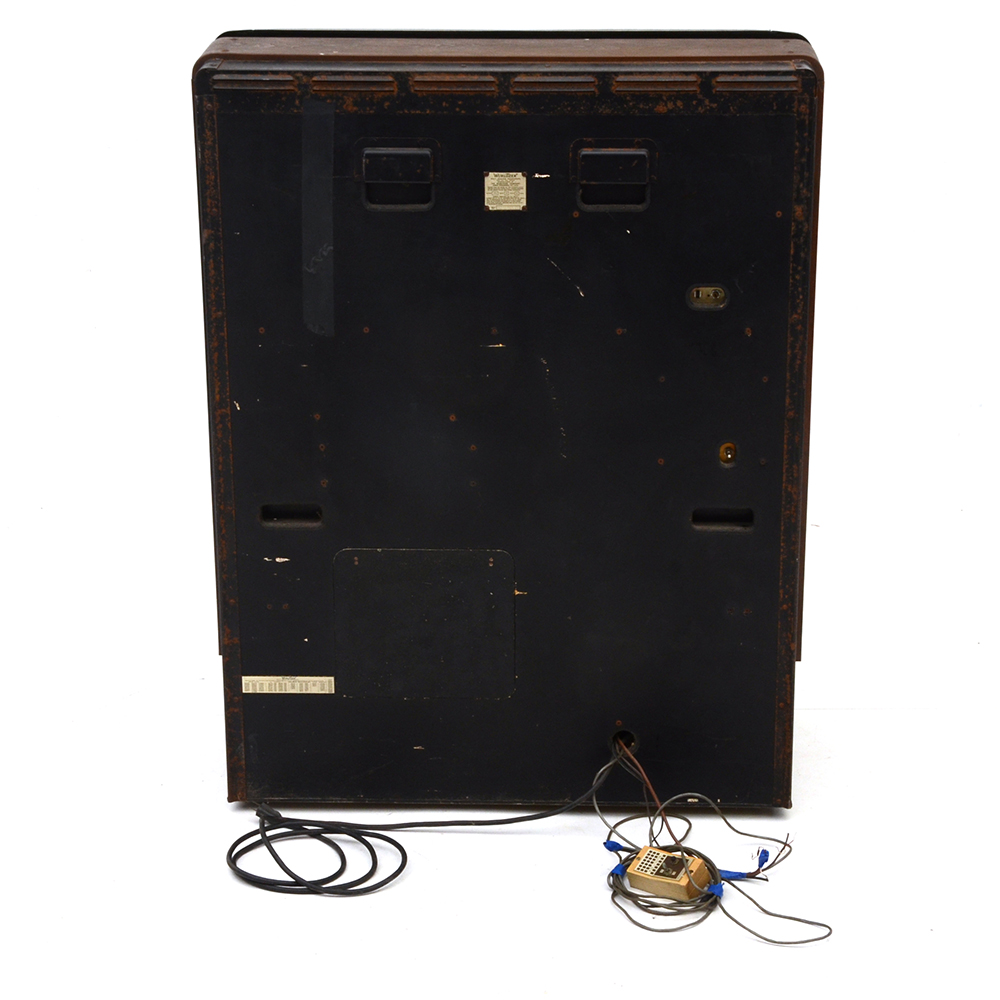 Wurlitzer "Americana" Vinyl Jukebox c. 1970s with Records and Accessories