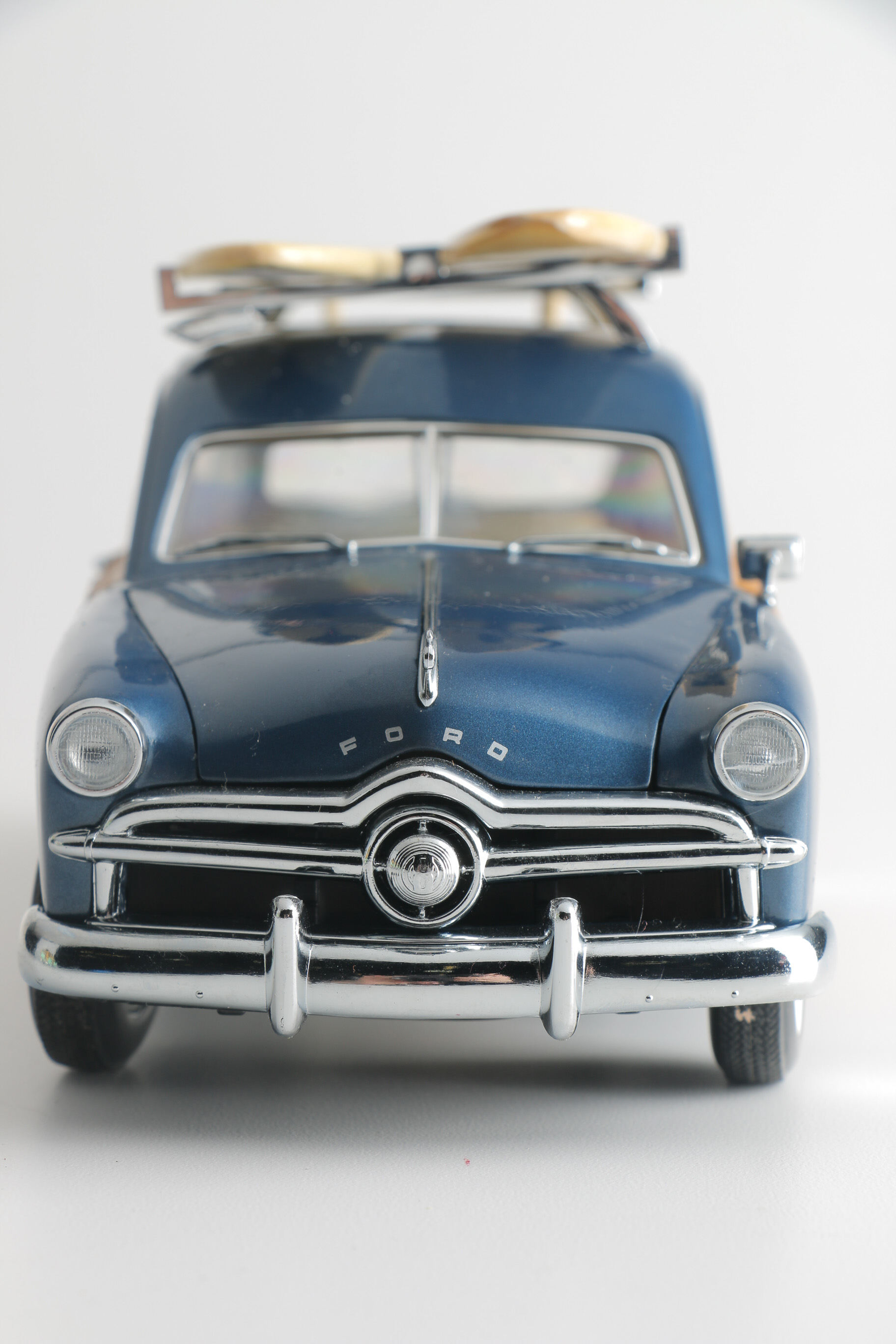 Pair of Die-Cast 1940s Ford Woodie Surfing Replicas