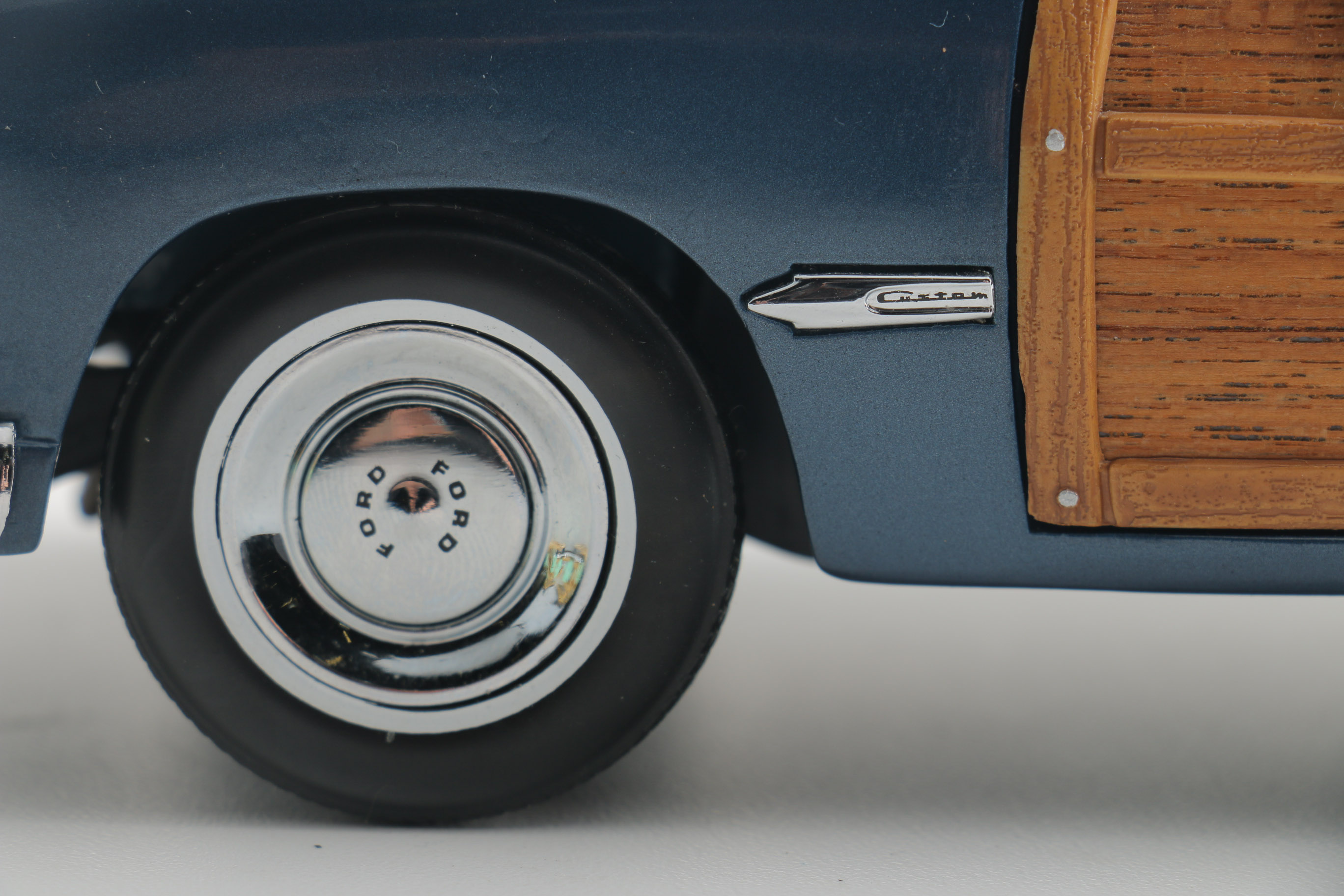 Pair of Die-Cast 1940s Ford Woodie Surfing Replicas