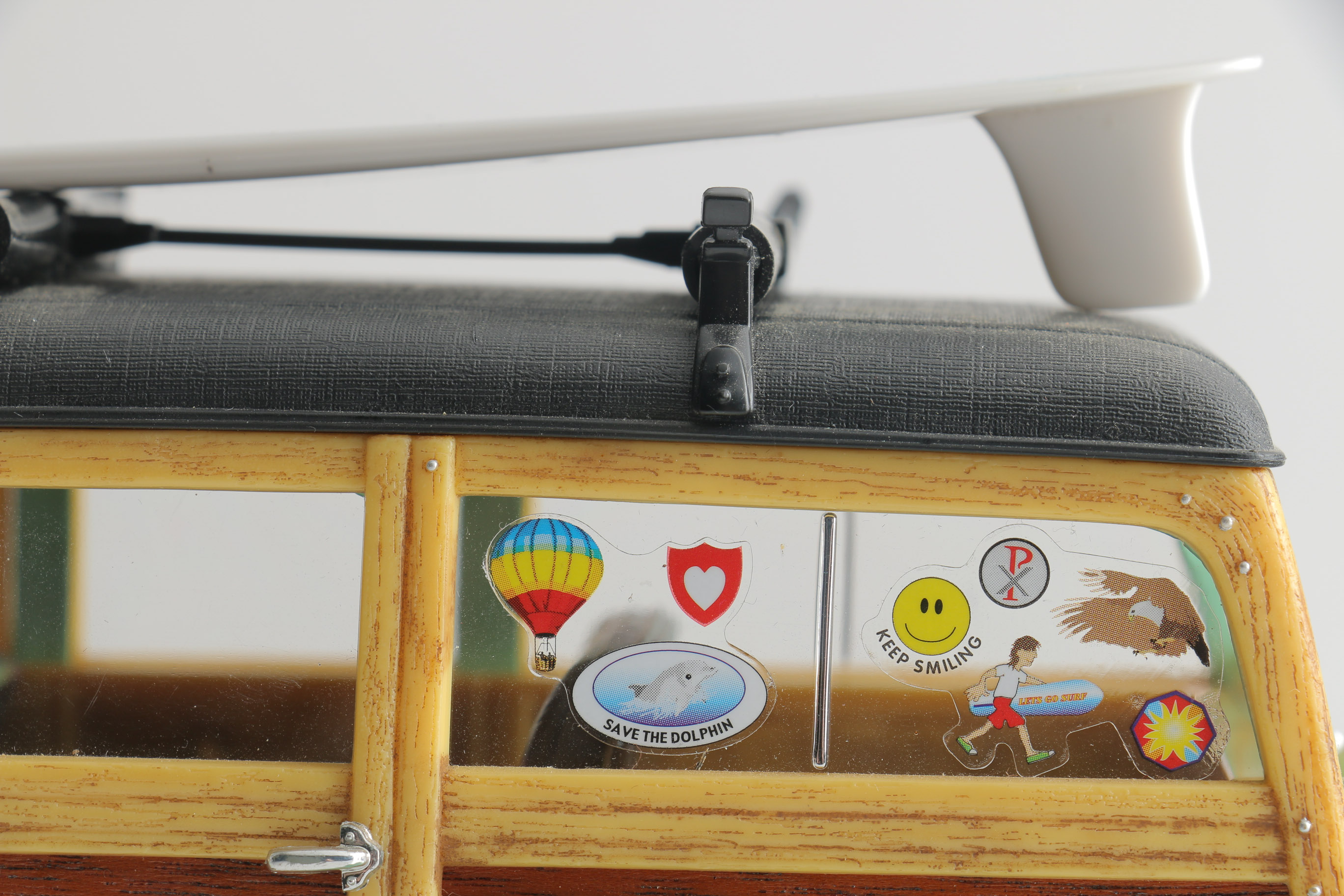 Pair of Die-Cast 1940s Ford Woodie Surfing Replicas