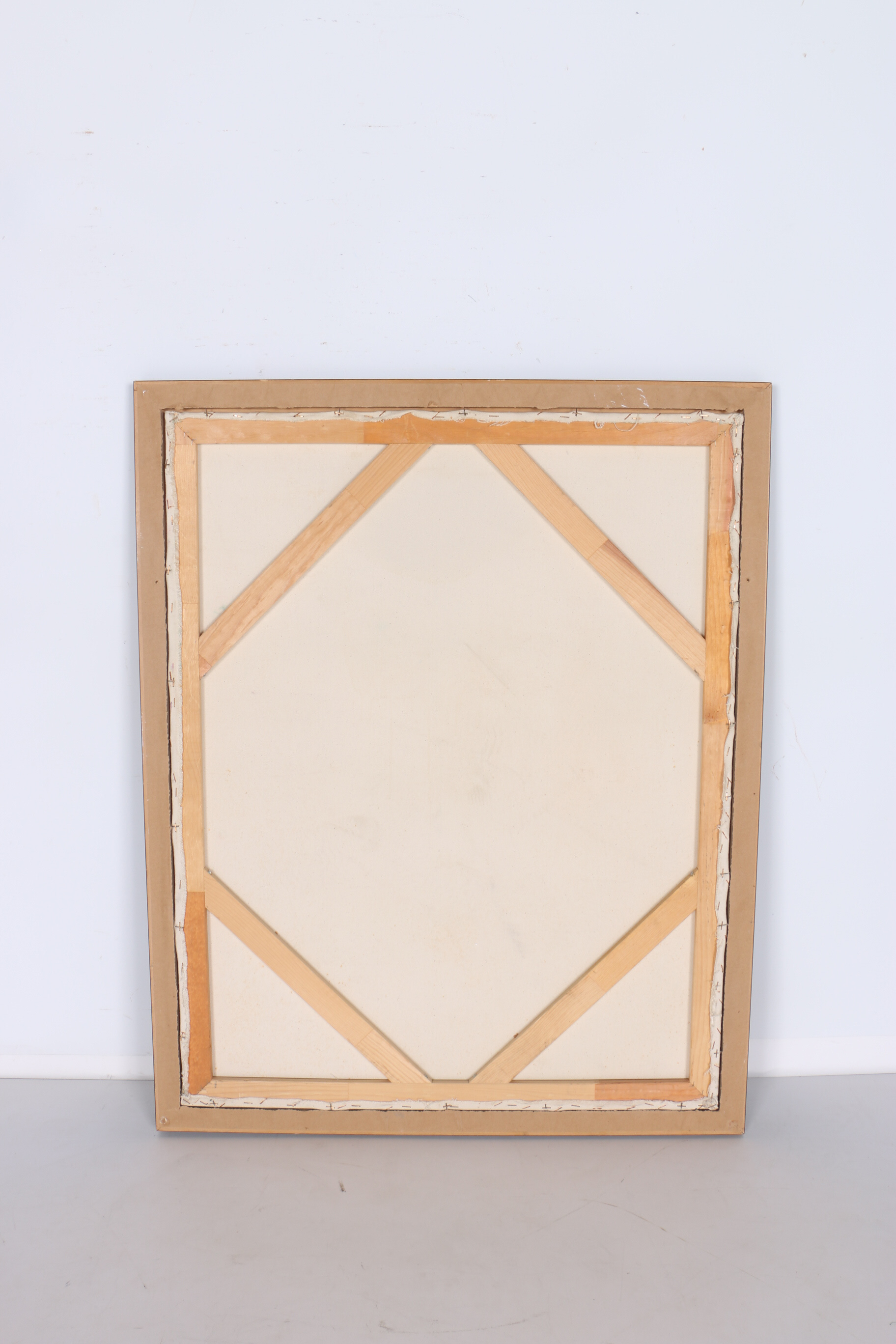 Moshe Rosenthalis Oil Painting on Canvas of A Figure by a Piano