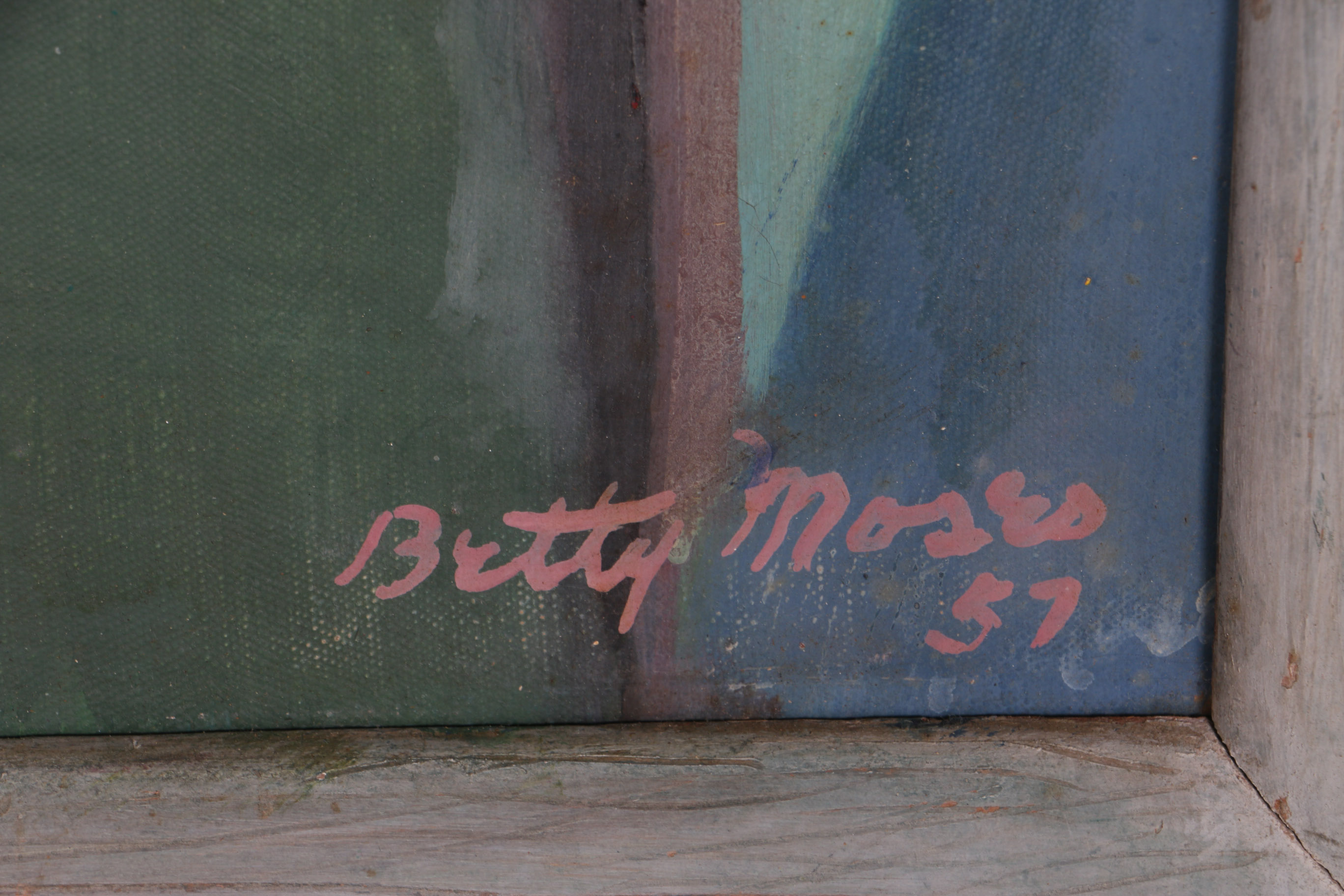 Betty Moses Oil Painting on Canvas