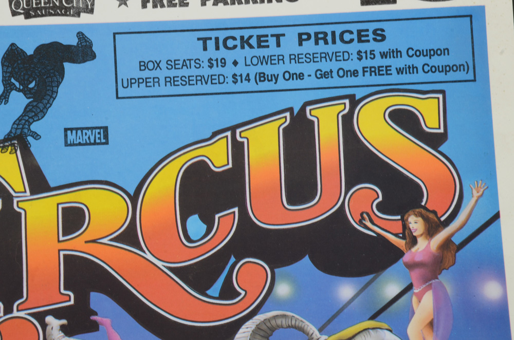 Genuine Shrine Circus Poster From Cincinnati Gardens