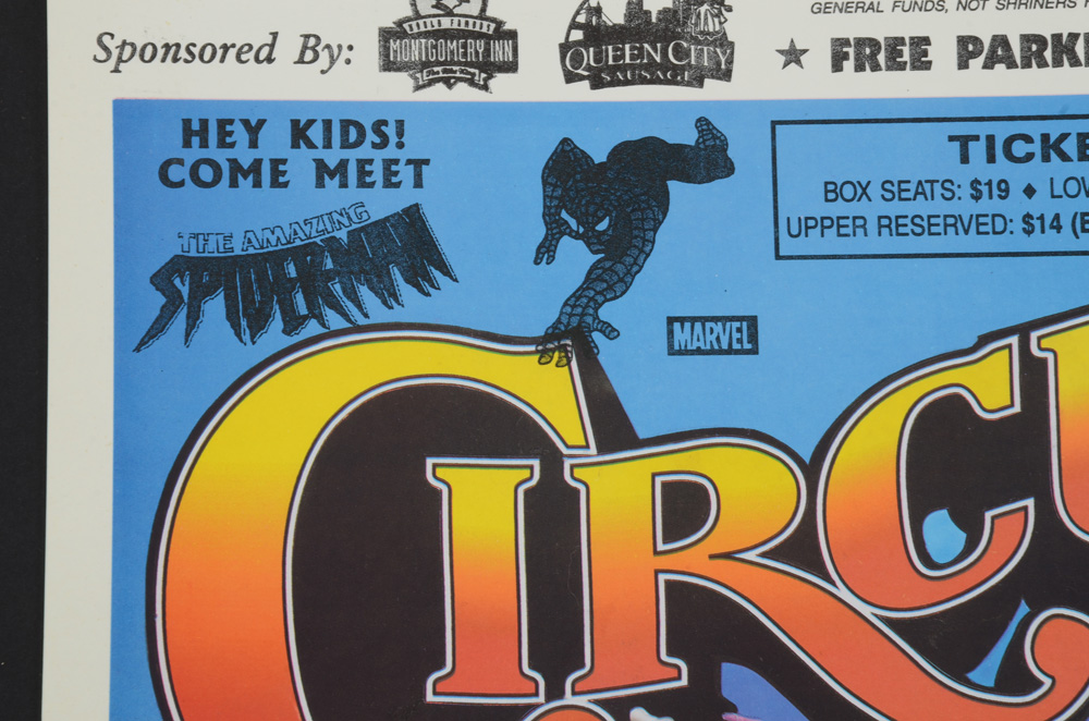 Genuine Shrine Circus Poster From Cincinnati Gardens