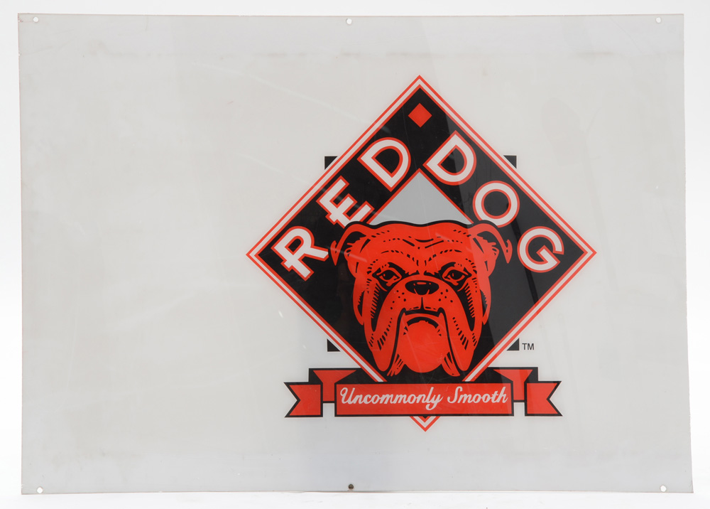 Red Dog Beer Sign From Gardens