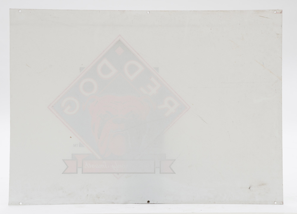 Red Dog Beer Sign From Gardens