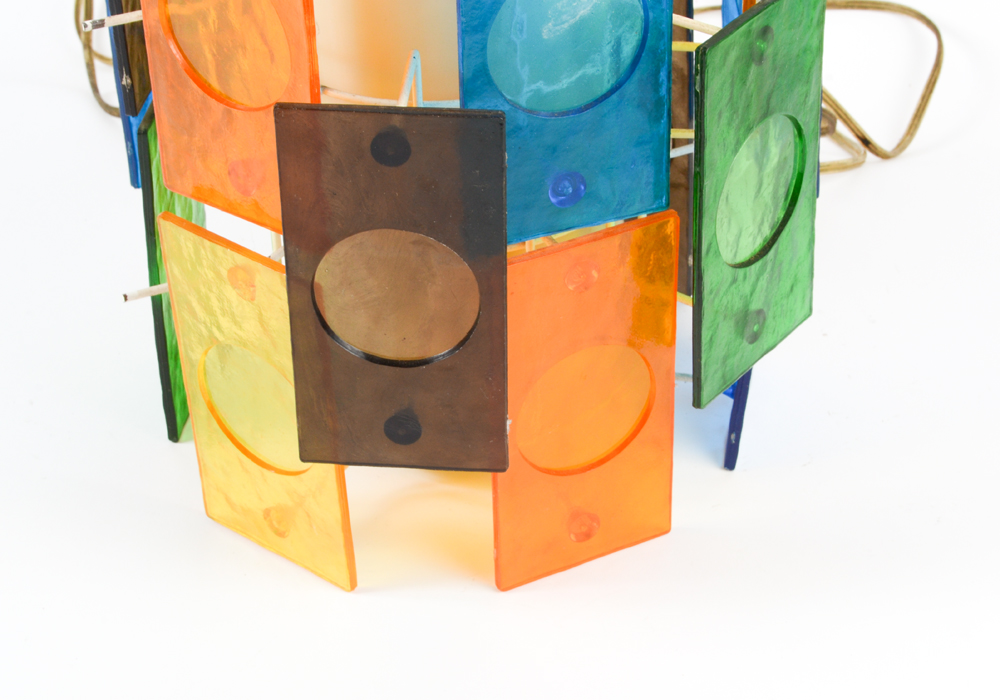 Mid Century Modern Glass Light Fixture