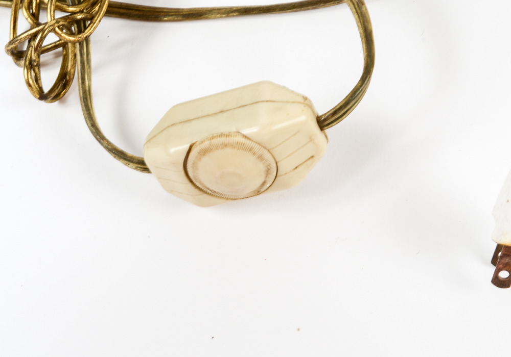 Mid Century Modern Glass Light Fixture